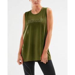 2XU - Urban No Sleeved Shirt for women Urban Graphic Tank - army green