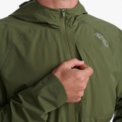 2XU - jacheta impermeabila cu elemente reflectorizante - Light Speed Waterproof Jacket - verde