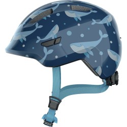 Abus - bike helmet for kids Smiley 3.0 - blue whale marine blue pattern
