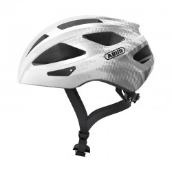 Abus - bike helmet for kids Macator helmet - white silver gray