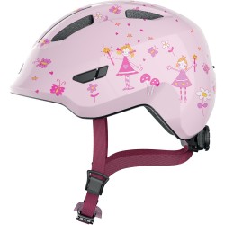 Abus - bike helmet for kids Smiley 3.0 - light pink princess pattern