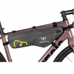 Apidura - geanta cadru bicicleta Expedition Frame Pack 4.5 litri (pentru cadru compact) - gri negru