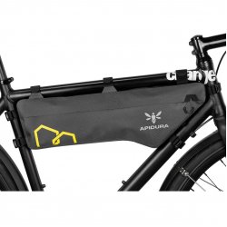 Apidura - bike frame bag Expedition Frame Pack 5.3 liters (for compact bike frame) - gray black
