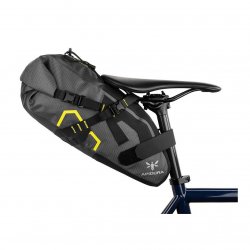 Apidura - bike bag under the saddle holding, Expedition Saddle Pack 9 liters - gray black yellow