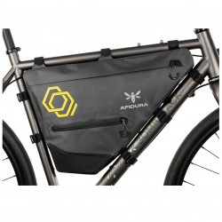 Apidura - bike frame bag Expedition Full Frame Pack 7.5 liters - gray black yellow