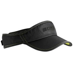 CEP - unisex running visor Cep Brand visor Cap - black green