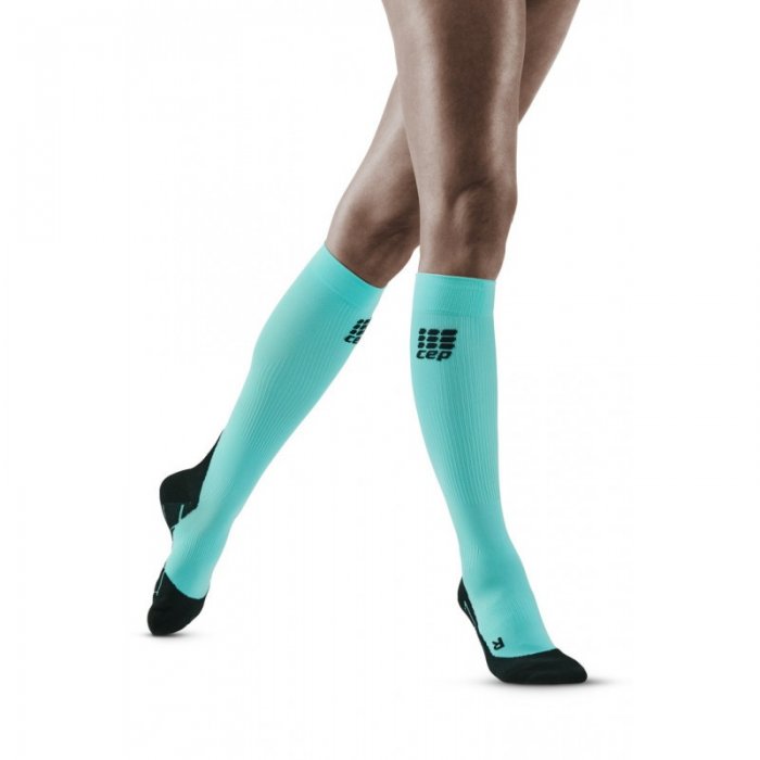 CEP COMPRESSION - MADE IN GERMANY - Knee high socks - blue