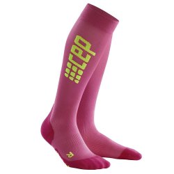 CEP - Compression Socks for women Ultralight 2.0 Tall Compression women Socks - electric pink green