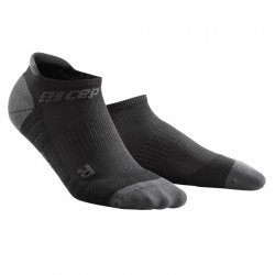 CEP - Compression Socks for women under the ankle design 6cm No Show 3.0 - black gray