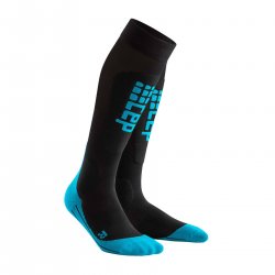 CEP - Compression ski Socks for men Ski Ultralight Socks - black blue
