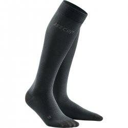 CEP - Sosete lungi compresie pentru femei Business Commuter Tall Compression women Socks - negru gri