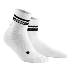 CEP - men's Compression medium socks 18cm Mid Cut 80s - white black
