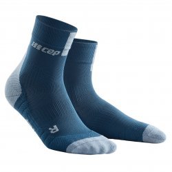CEP - sosete scurte de compresie 16cm, pentru barbati Short Socks 3.0 - albastru gri