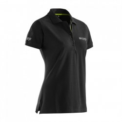 CEP - tricou sport tip polo cu maneci scurte pentru femei brand polo Shirt - negru verde lime