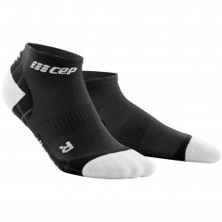 CEP - sosete compresie scurte Ultralight Compression Socks Low Cut - negru gri