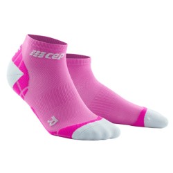 CEP - sosete compresie scurte femei Ultralight Compression Socks Low Cut W - roz gri deschis