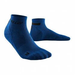 CEP - sosete compresie scurte barbati The Run Socks Low Cut - albastru negru