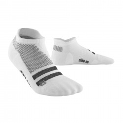 CEP - Compression Socks under the ankle design Training Compression Socks No Show - White black