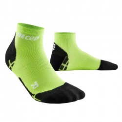 CEP - Compression Socks under the ankle design Ultralight Compression Socks Low Cut - Flash Green Black