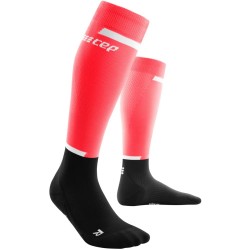 CEP - Sosete de compresie gamba femei The Run Compression W Socks Tall - roz intens negru
