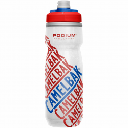 Camelbak - bidon apa izolat termic - Podium Chill Editie Race - alb I negru - 620 ml