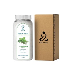Zen Rituals - epsom bath salt with Mint and Rosemary essential oils - 1000g