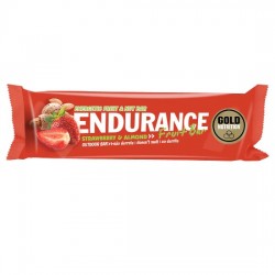 Gold nutrition - energy bar Endurance fruit bar - strawberries and almonds flavor 40g