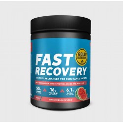 Gold nutrition - pudra refacere dupa efort Fast Recovery, aroma pepene rosu - bidon 600g