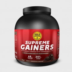 Gold nutrition - weight gain food supplement Supreme Gainers, chocolate flavor - bottle 3kg