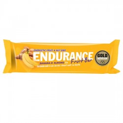 Gold nutrition - baton energizant Endurance fruit bar - aroma Banane si migdale 40g
