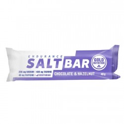Gold nutrition - energy bar endurance salt bar, chocolate and hazelnuts flavor - 40g