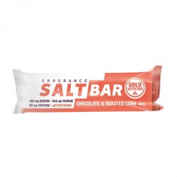 Gold nutrition - energy bar endurance salt bar, chocolate and roasted corn flavor - 40g