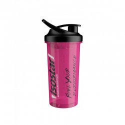 Isostar - Shaker pink black - 700ml