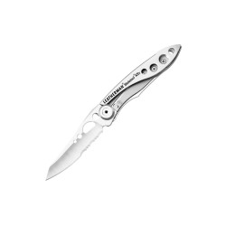 Leatherman -  pocket knife Skeletool 2 features Stainless Steel KBX 832382 - silver gray