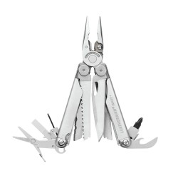 Leatherman - multi-tool 18 features Wave+ Stainless Steel 832524 - silver gray