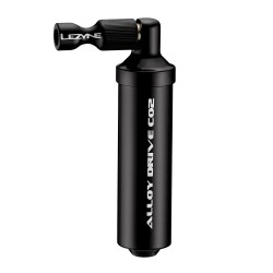 Lezyne - mini bike pump CO2 Alloy drive (cartridge 16g CO2 included) - black hi gloss