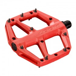 Look - flat pedals for MTB Trail Fusion - red