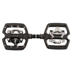 Look - trekking pedals with flat/ clipless SPD and light  - Geo Trekking Roc Vision