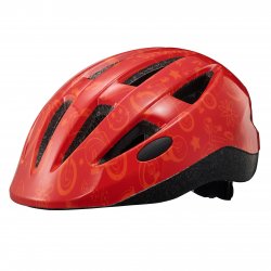 Merida - bike helmet for kids Power helmet - red orange pattern