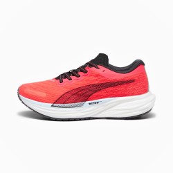 Puma - running shoes for women Deviate Nitro 2 - Fire Orchid orange Black Icy Blue