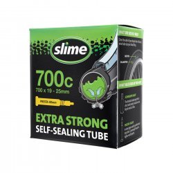 Slime - bike tube self sealing 28" - 700x19C-> 700x25C - 19-622-> 25-622 - presta valve 48mm