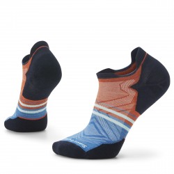 Smartwool - sport socks Run Pattern Socks Targeted Cushion Low Ankle socks - black blue rust orange