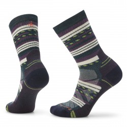 Smartwool - sport socks for women Hike Margarita Light Cushion Crew - Twilight blue black gray