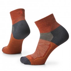Smartwool - sport socks for women Bike Zero Cushion Ankle socks - dark gray dark orange