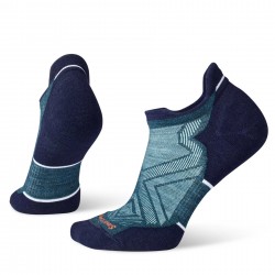 Smartwool - sport socks for women Run Targeted Cushion Low Ankle socks - black twilight blue