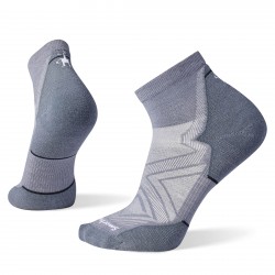 Smartwool - sport socks Run Targeted Cushion Ankle socks - Graphite gray light gray