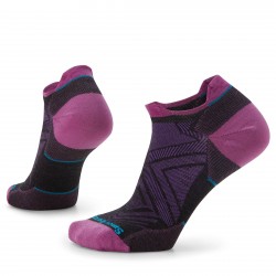 Smartwool - sosete sport femei Run Zero Cushion Low Ankle socks - negru carbune mov