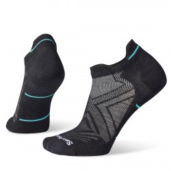 Smartwool - sport socks for women Run Zero Cushion Low Ankle socks - light gray black