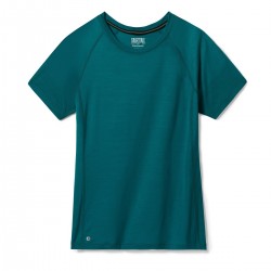 Smartwool - tricou sport femei maneca scurta Active Ultralite Short Sleeve W shirt - albastru acvatic
