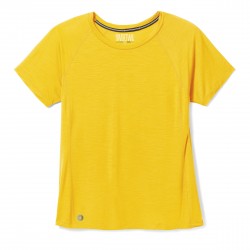 Smartwool - sport Tshirt for women Active Ultralite Short Sleeve W shirt - Honey Gold yellow